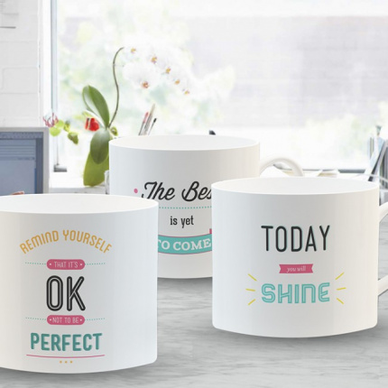 Vollfarbig bedruckter Becher, geeignet für eine SENSEO-Kaffeemaschine - Topgiving
